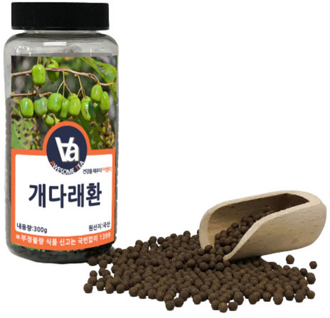 국산 개다래환, 300g, 1개