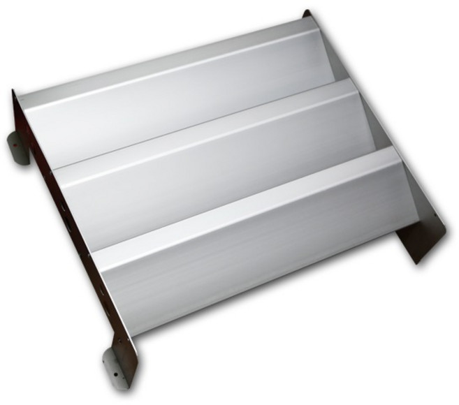 에어컨 실외기 바람막이 카바, 은색