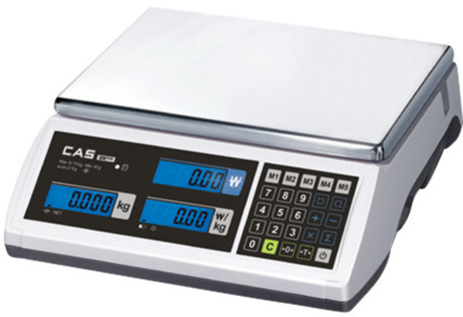 카스 ER PLUS 15kg 30kg 가격표시 전자저울 유통형 저울, ER-15 기둥 없는 제품