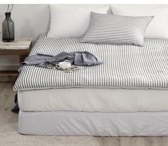 [아토앤알로] 엘리 시어서커 여름 토퍼커버 Q, 상세 설명 참조, 상세 설명 참조