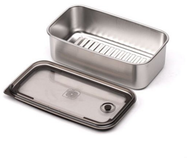 코리아락 더스텐 듀얼 에디션 웨이브 스텐 육류 용기 1100ml, 1개