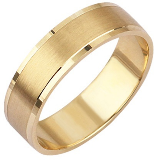 골드캣 18k 무광라인 평반지 1.12g R1009_1 (각인서비스)