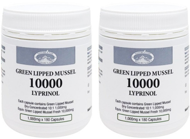 네이쳐스탑 네이쳐스탑 초록입홍합 10000mg 180정 2개 관절건강 사은품, 1개