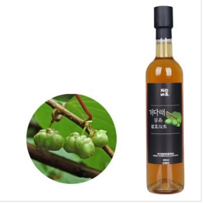 자연비초 개다래담은 발효식초, 1개, 500ml