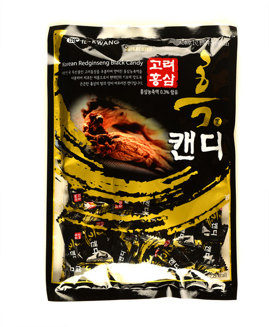 일광제과 홍삼캔디 흑, 1개, 300g