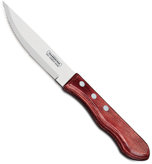 트라몬티나 점보 킹스테이크 나이프, 레드, 1개