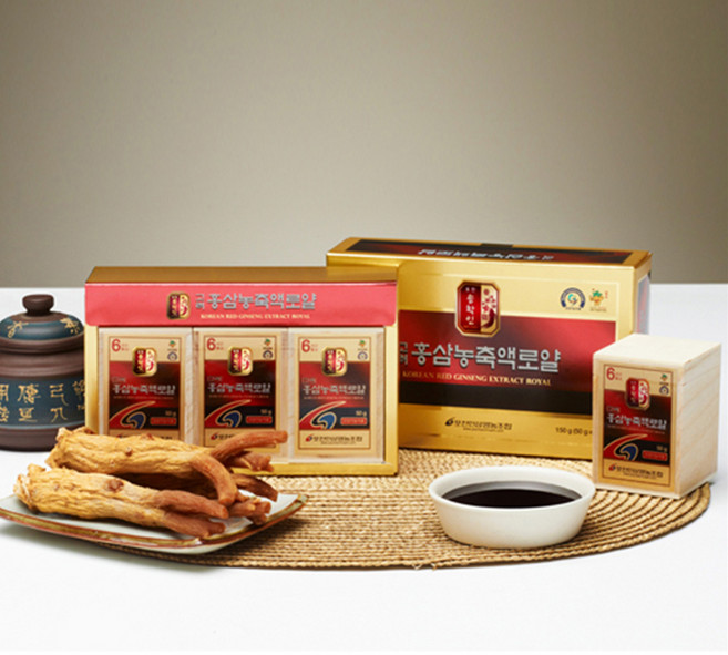 포천인삼영농조합 6년근 고려홍삼 농축액 로얄, 3개, 50g