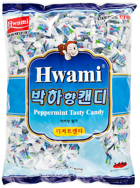 화미 박하맛사탕(大), 2.5kg, 1개