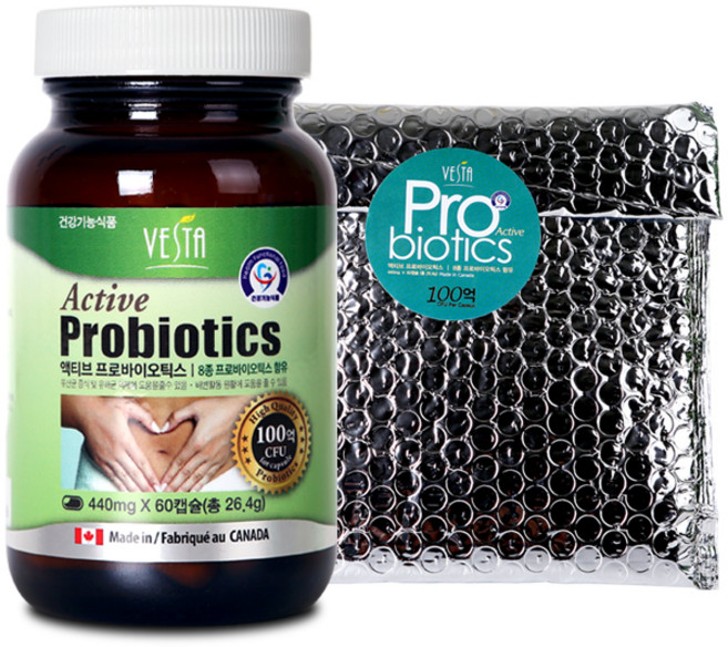 액티브 프로바이오틱스 유산균, 26.4g, 1개
