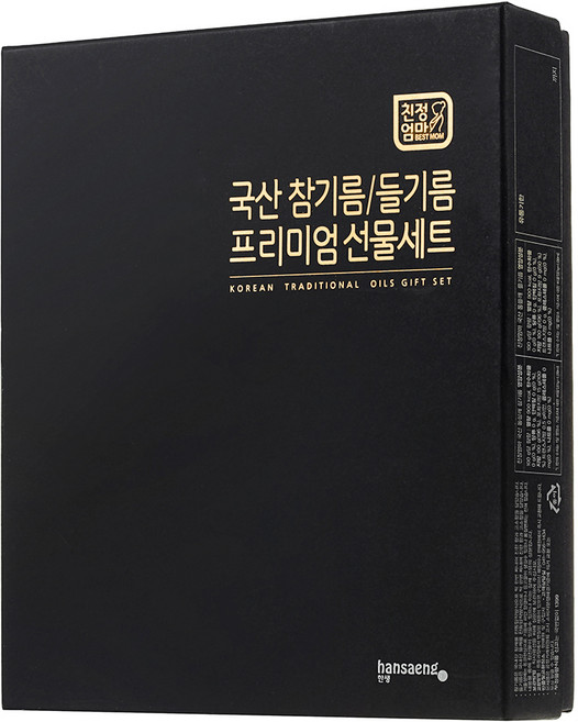 친정엄마_참기름/들기름세트1호, 750g, 1개