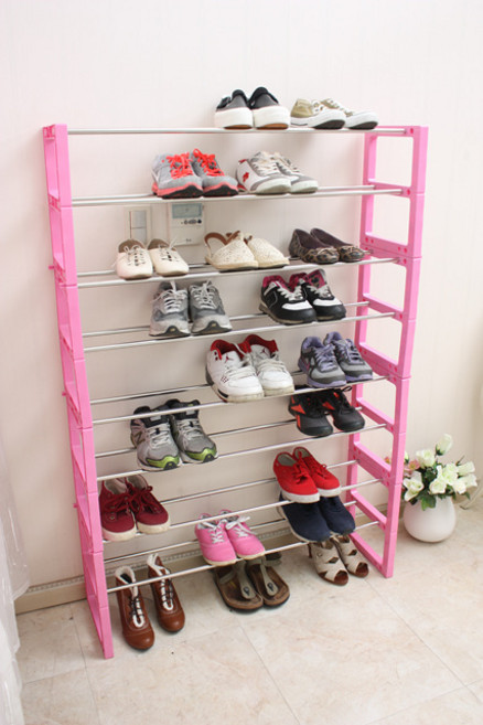가쯔 신발 정리대 9단 92cm, 핑크, 1개