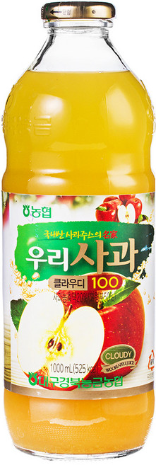 [농협]우리 과일 주스병, 1L, 1개