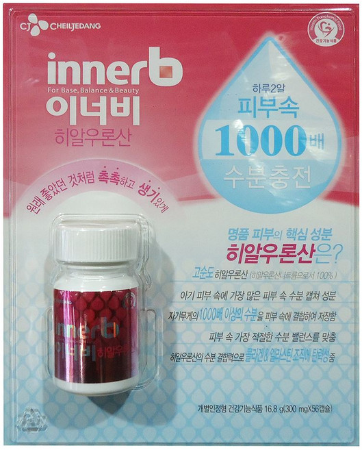 CJ제일제당 이너비 히알우론산, 1개, 56정