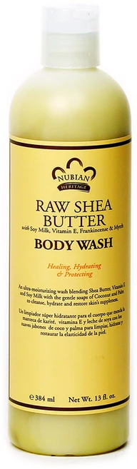 Nubian Heritage 로 시어 버터 바디 워시, 384ml, 1개 - 쿠팡