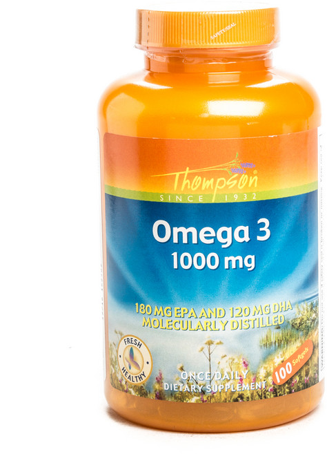 톰슨 오메가 3 1000mg 소프트젤, 100정, 1개