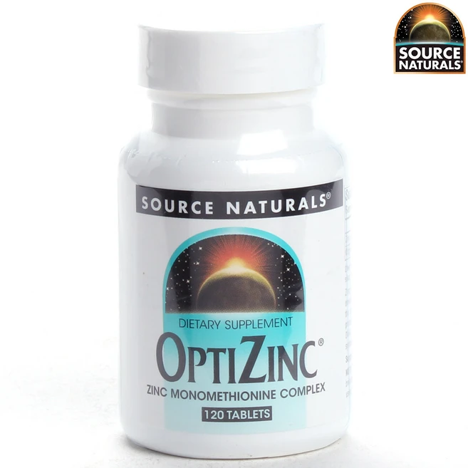 소스내츄럴스 옵티 아연 타블렛, 1개, 120정 - 쿠팡