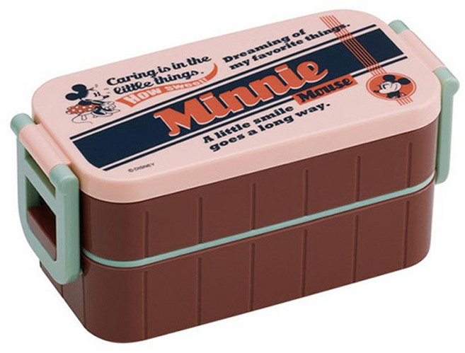 디즈니 올드콜렉션 2단도시락, 미니마우스, 1개