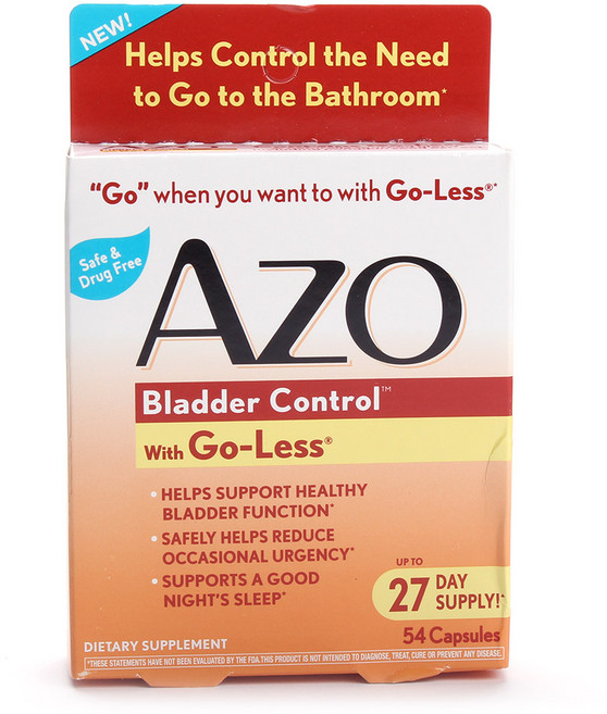 아조 블래더 컨트롤 고-레스 캡슐, 1개, 54정