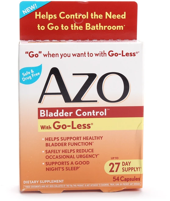 아조 블래더 컨트롤 고-레스 캡슐, 1개, 54정 - 쿠팡