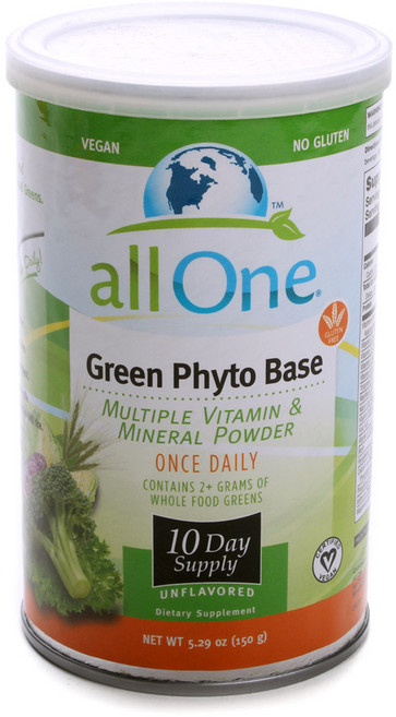 올원뉴트리테크 그린 피토 베이스 멀티플 비타민 & 미네랄 파우더, 150g, 1개