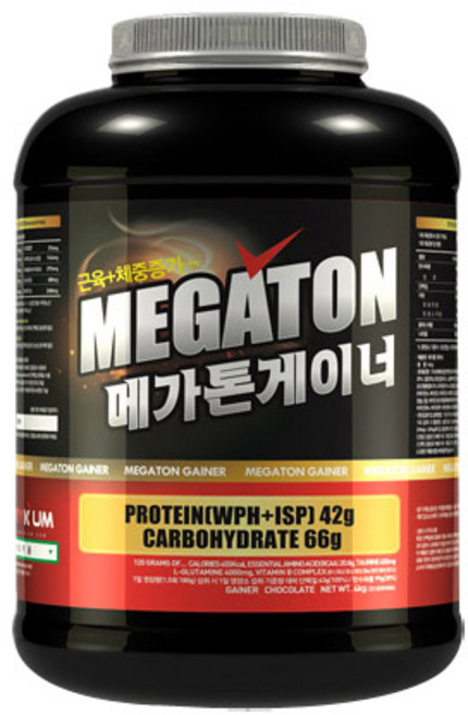 메가톤 헬스보충제 3종, 4kg, 1개