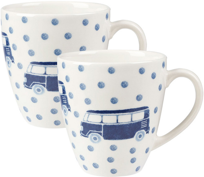 처칠 크러쉬 머그 500ml, 캠핑카, 2개