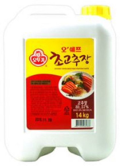 오뚜기 오쉐프 초고추장, 14kg, 1개