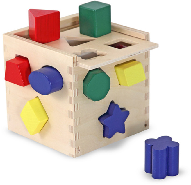 멜리사앤더그 MD0575 모양 큐브, 혼합, 1개