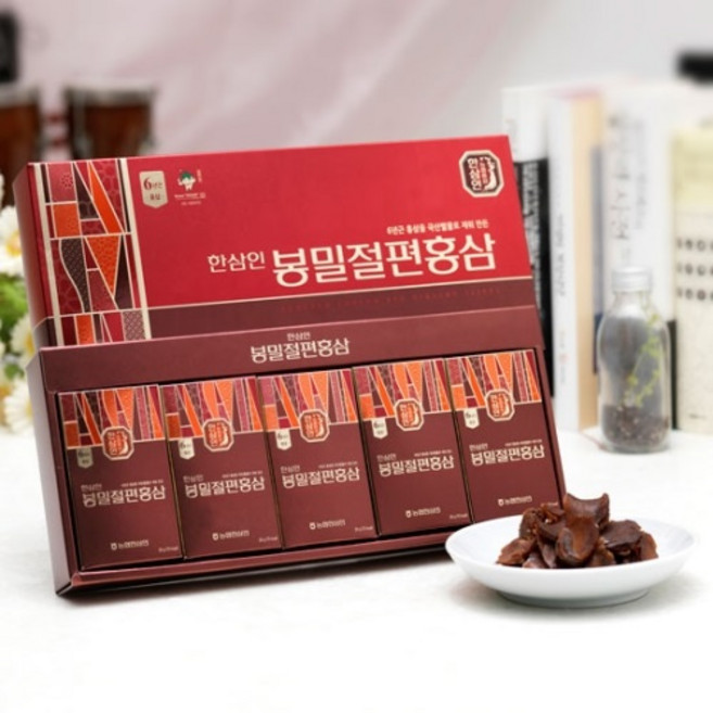 한삼인 봉밀절편홍삼, 20g, 5개