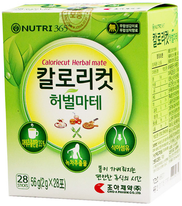 뉴트리365 칼로리컷 허벌마테 차, 2g, 2g, 28개입