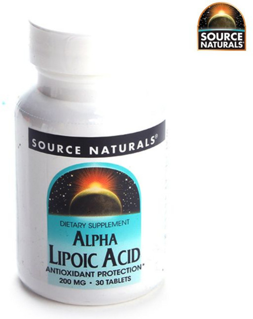 소스내츄럴스 알파리포산 200mg 타블렛, 30개입, 1개, 30정