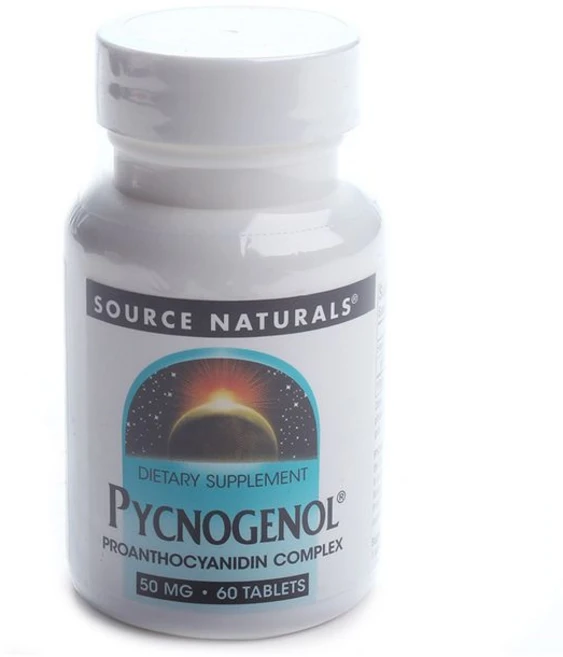 소스내츄럴스 피크노제놀 50mg 타블렛, 60정, 1개 - 쿠팡