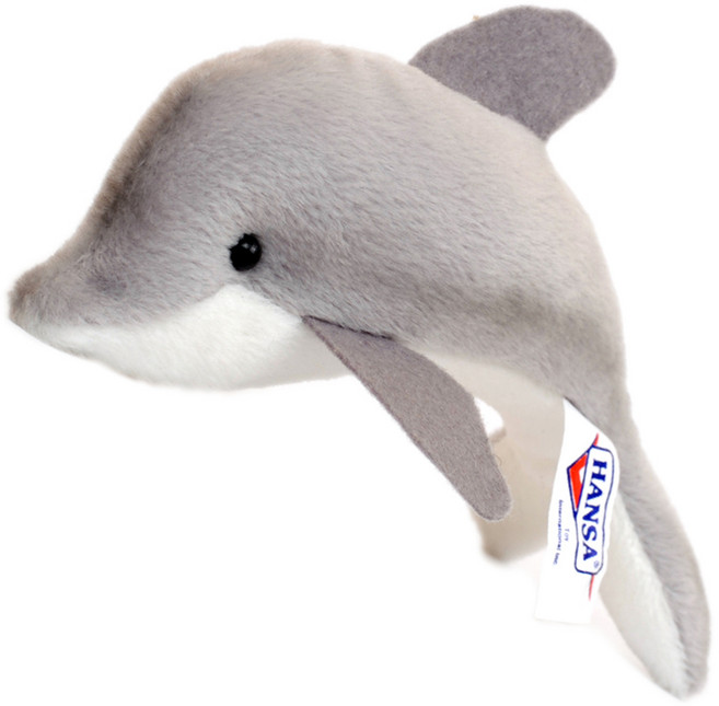 한사토이 돌고래 봉제인형, 8cm, 혼합색상, 1개