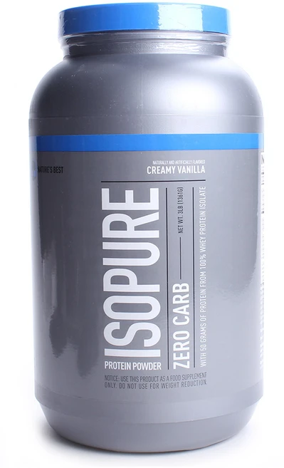 이소퓨어 제로 카브 프로틴 파우더 단백질 보충제, 1개, 1.36kg - 쿠팡