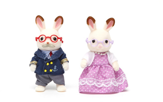 EPOCH Sylvanian Families 森林家族 克魯茲船長夫婦公仔, 1套