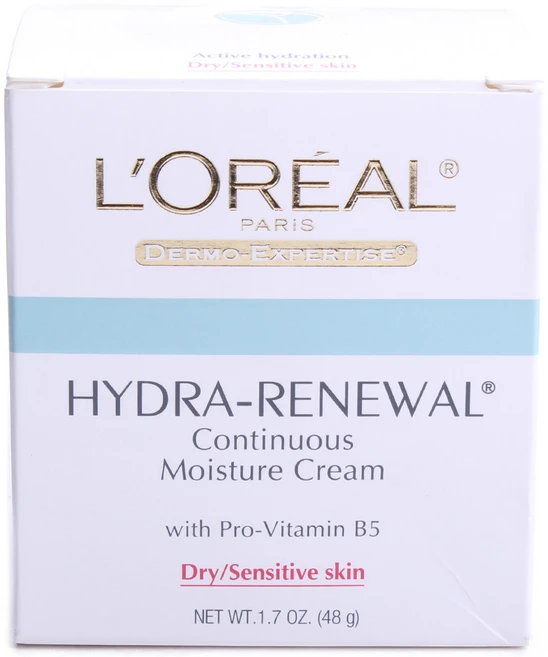 L'Oreal Paris 하이드라-리뉴얼 컨티뉴어스 모이스처 크림, 48g, 1개 - 쿠팡