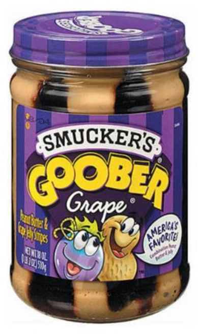 스머커즈 구버 포도 피넛버터, 1개, 510g - 쿠팡