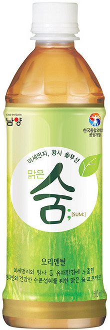 남양_맑은숨 오리엔탈, 500ml, 24개