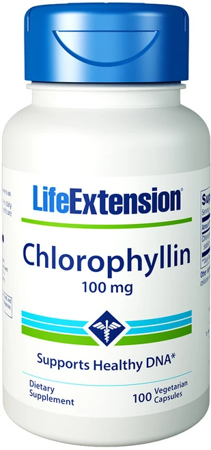 라이프익스텐션 클로로필린 100mg 베지테리안 캡슐, 100정, 1개 - 쿠팡
