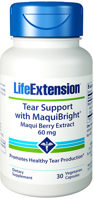 Life Extension 티어 서포트 with 마퀴브라이트 베지테리안 캡슐, 30정, 1개