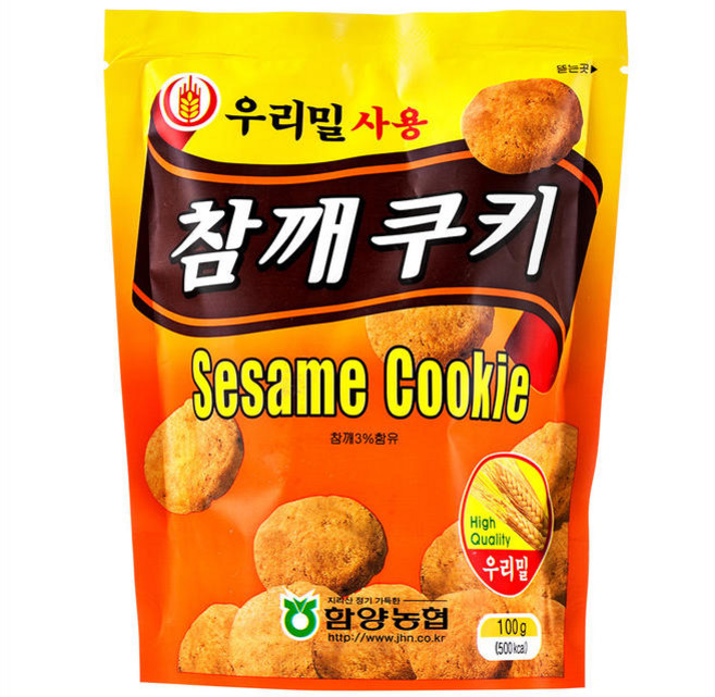 농협 참깨쿠키, 3개