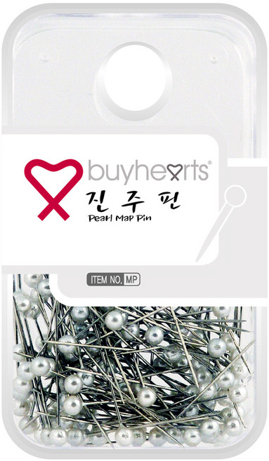 바이하츠 진주핀MP 33 x 4 mm, 혼합색상, 1개