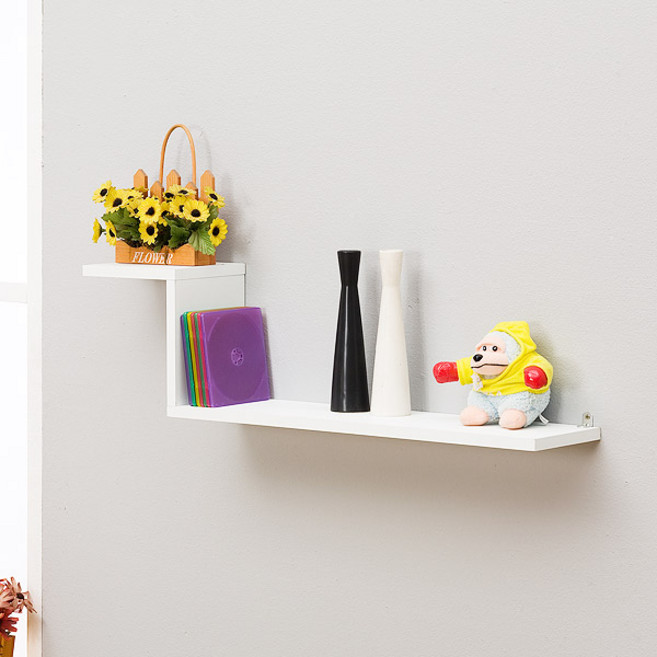 계단 선반, 화이트