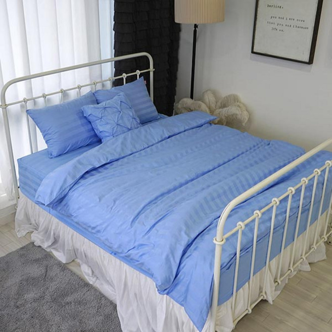 바이데코 샤틴 호텔식 이불커버, 바다블루