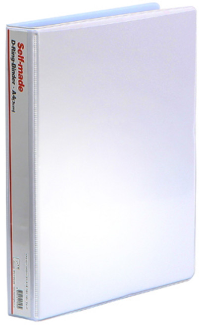 희망사무포인트 D링 바인더 2cm 라벨 색상랜덤 3공, 백색, 1개