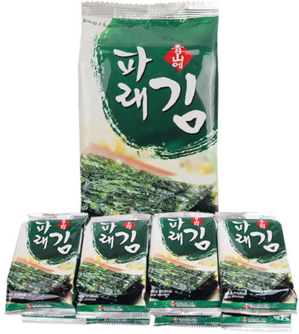 [청산에] 파래 식탁김 5g*8봉, 8개입 x 2개, 16개