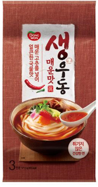 동원 생우동 매운맛, 571.5g, 1개