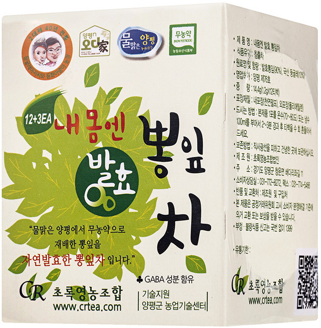 [초록영농] 내몸엔뽕잎차, 1.2g, 12개입