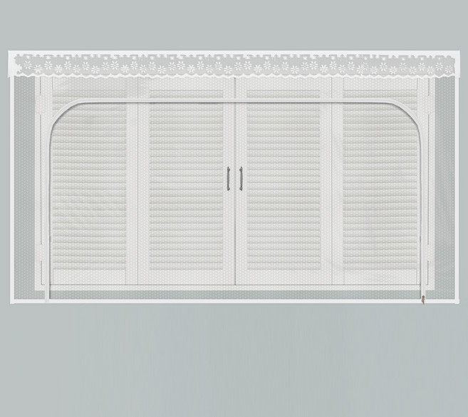 다샵 창문형 지퍼식 EVA 방풍 바람막이 에어캡, 1개