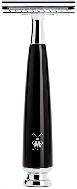 뮬레 리트모 세이프티 레이저 양면날 면도기 블랙, 1개입, 1개